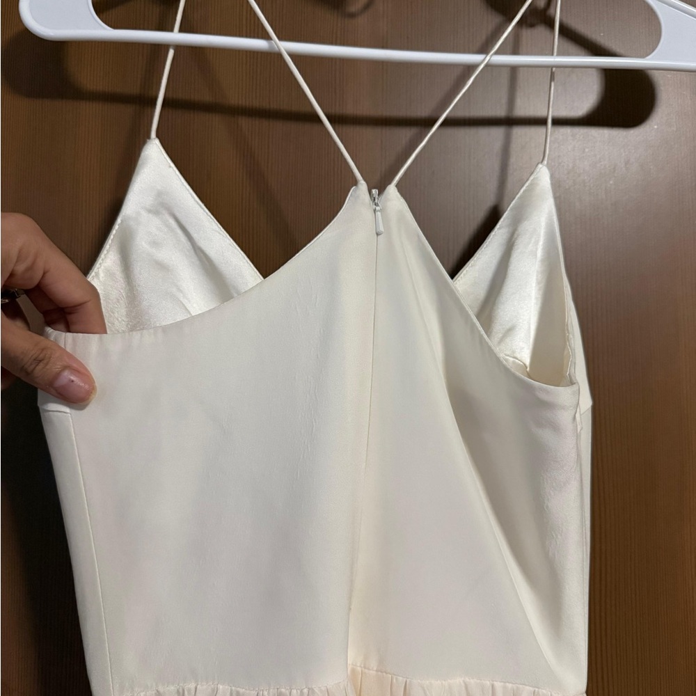 NWT- LEANNE‎ MARSHALL Elegant Ivory maxi Dress Size: 0 - Picture 11 of 16